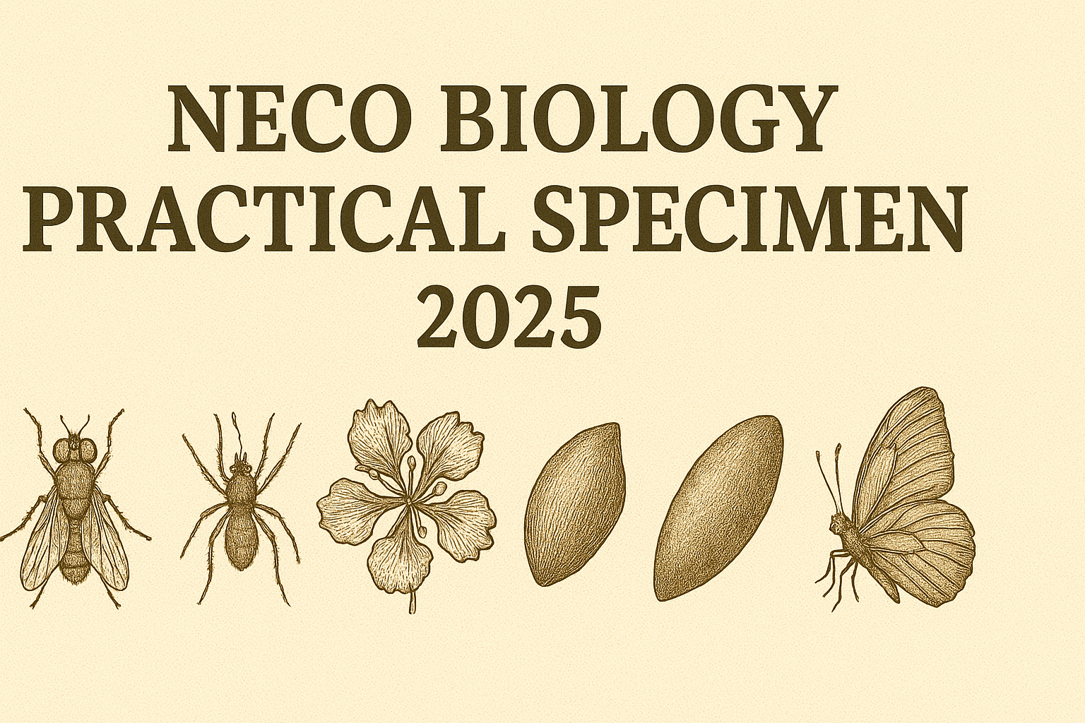 NECO Biology Practical Specimen 2025